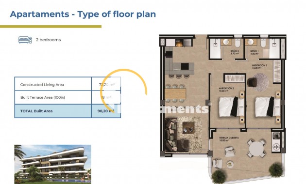 New build - Penthouse - Orihuela Costa - Punta Prima