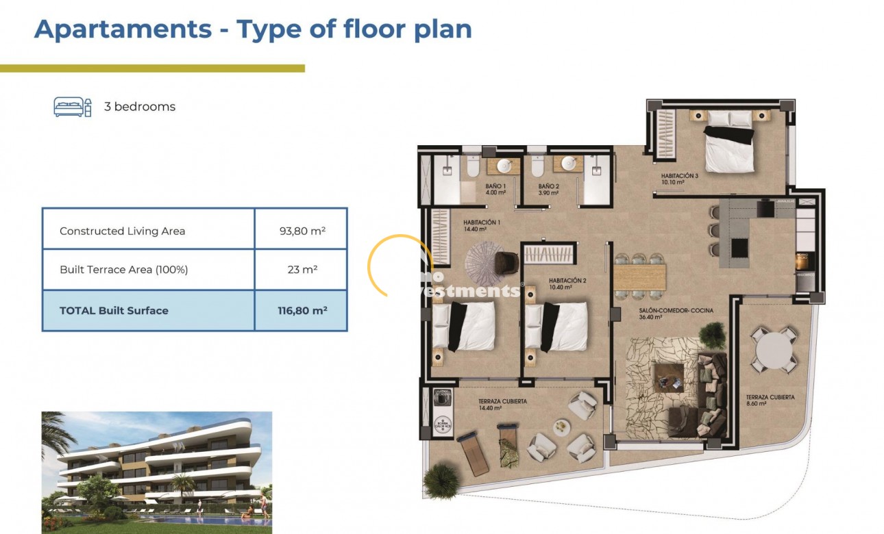 New build - Apartment - Orihuela Costa - Punta Prima