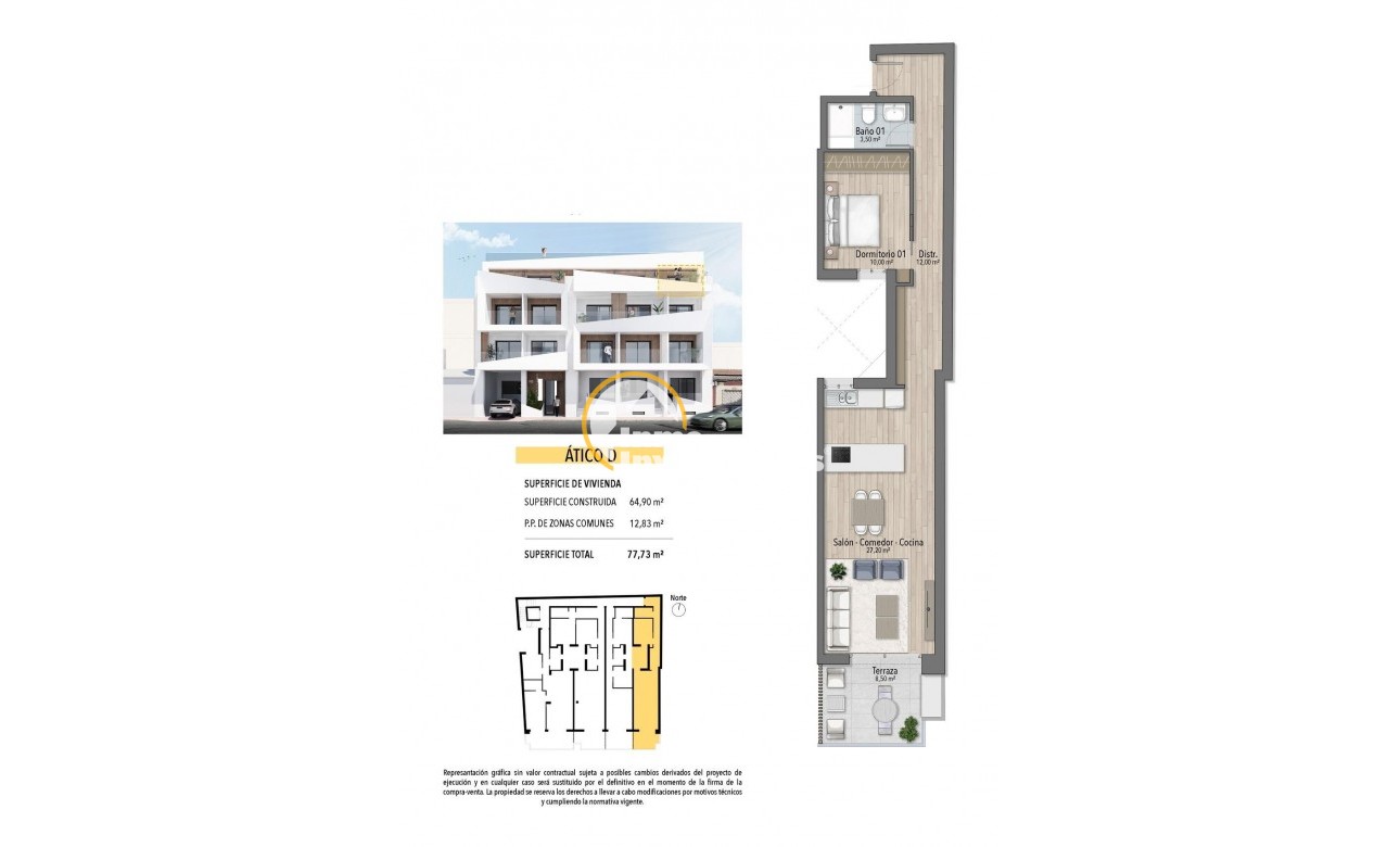 New build - Penthouse - Torrevieja - Playa del Cura