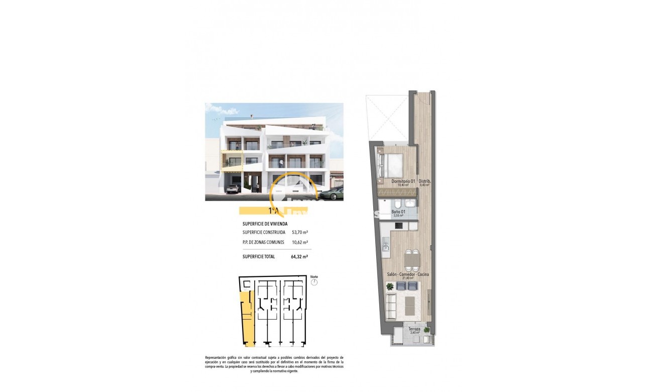 New build - Apartment - Torrevieja - Playa del Cura