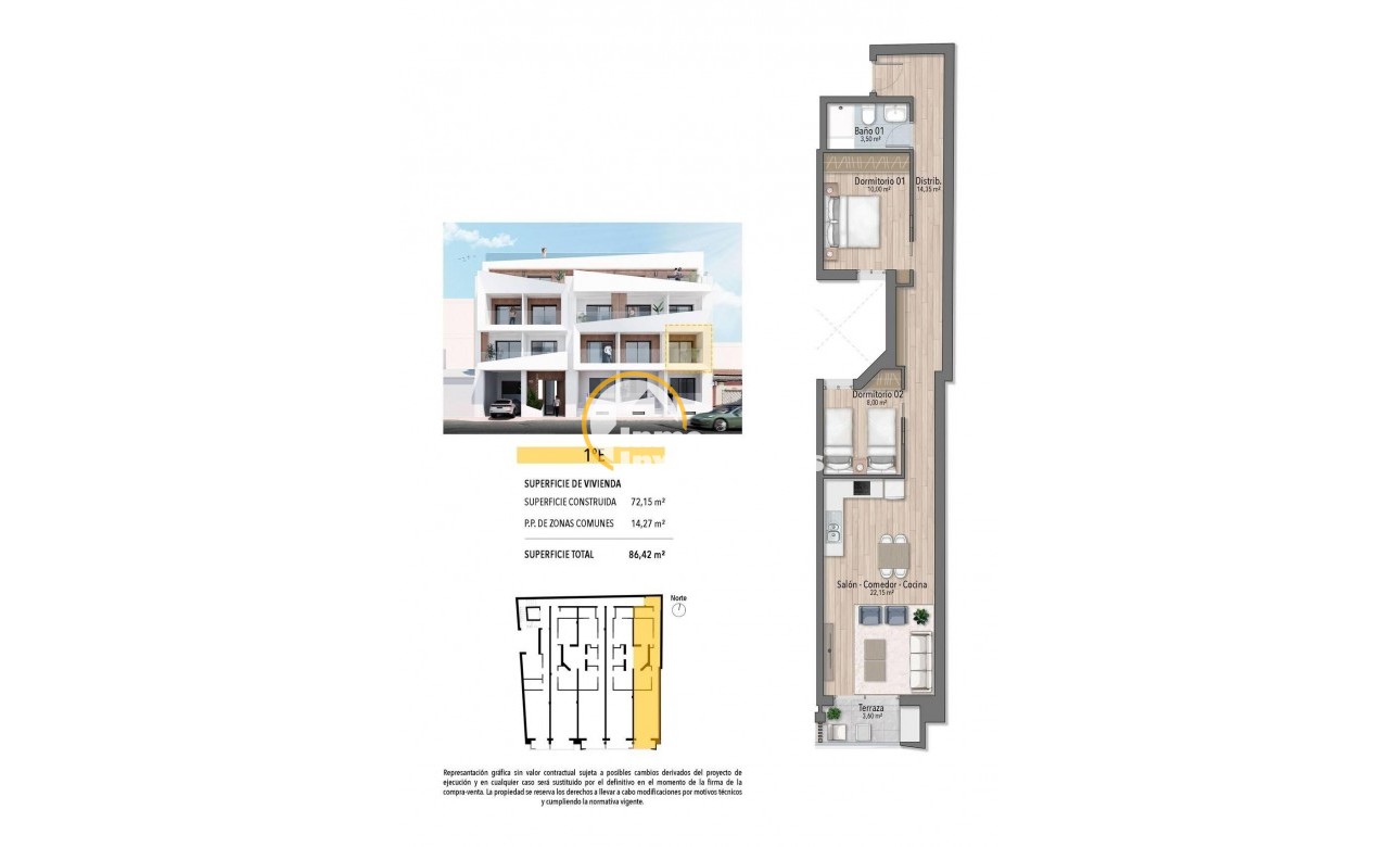 New build - Apartment - Torrevieja - Playa del Cura