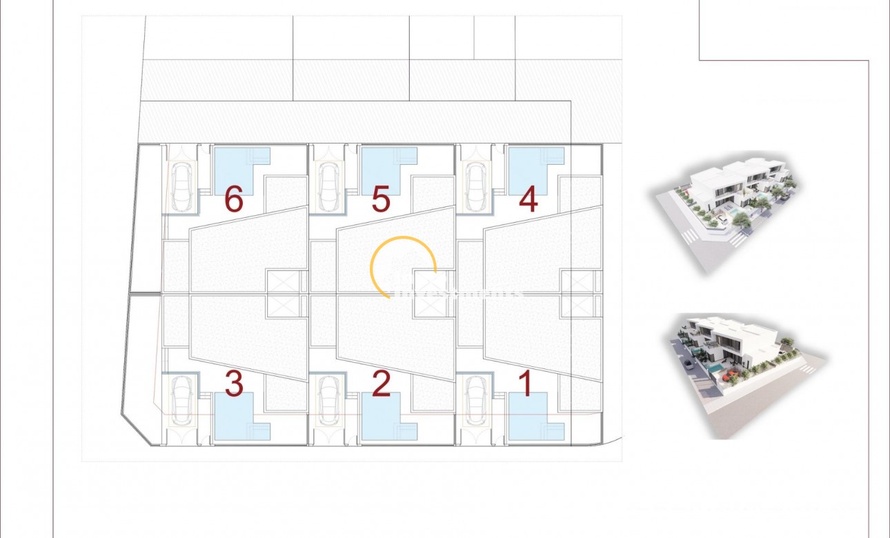 Nouvelle Construction - Maison mitoyenne - Dolores - Sector 3