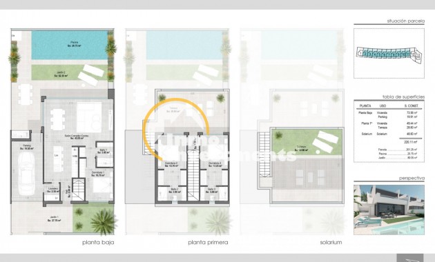 Neubau Immobilien - Reihenhaus - Costa Murcia - Santiago De La Ribera