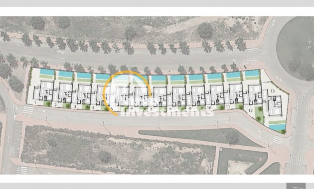 Neubau Immobilien - Reihenhaus - Costa Murcia - Santiago De La Ribera