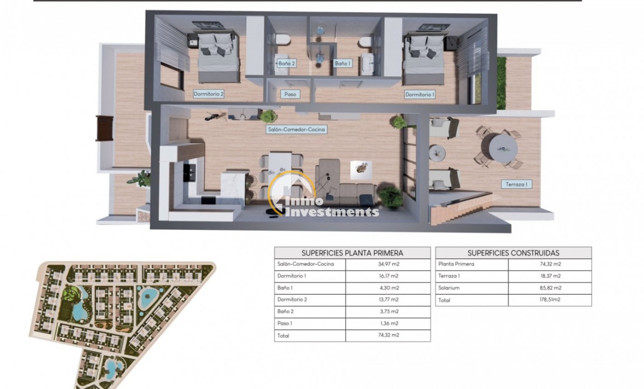 New build - Bungalow - Torrevieja - Los Balcones