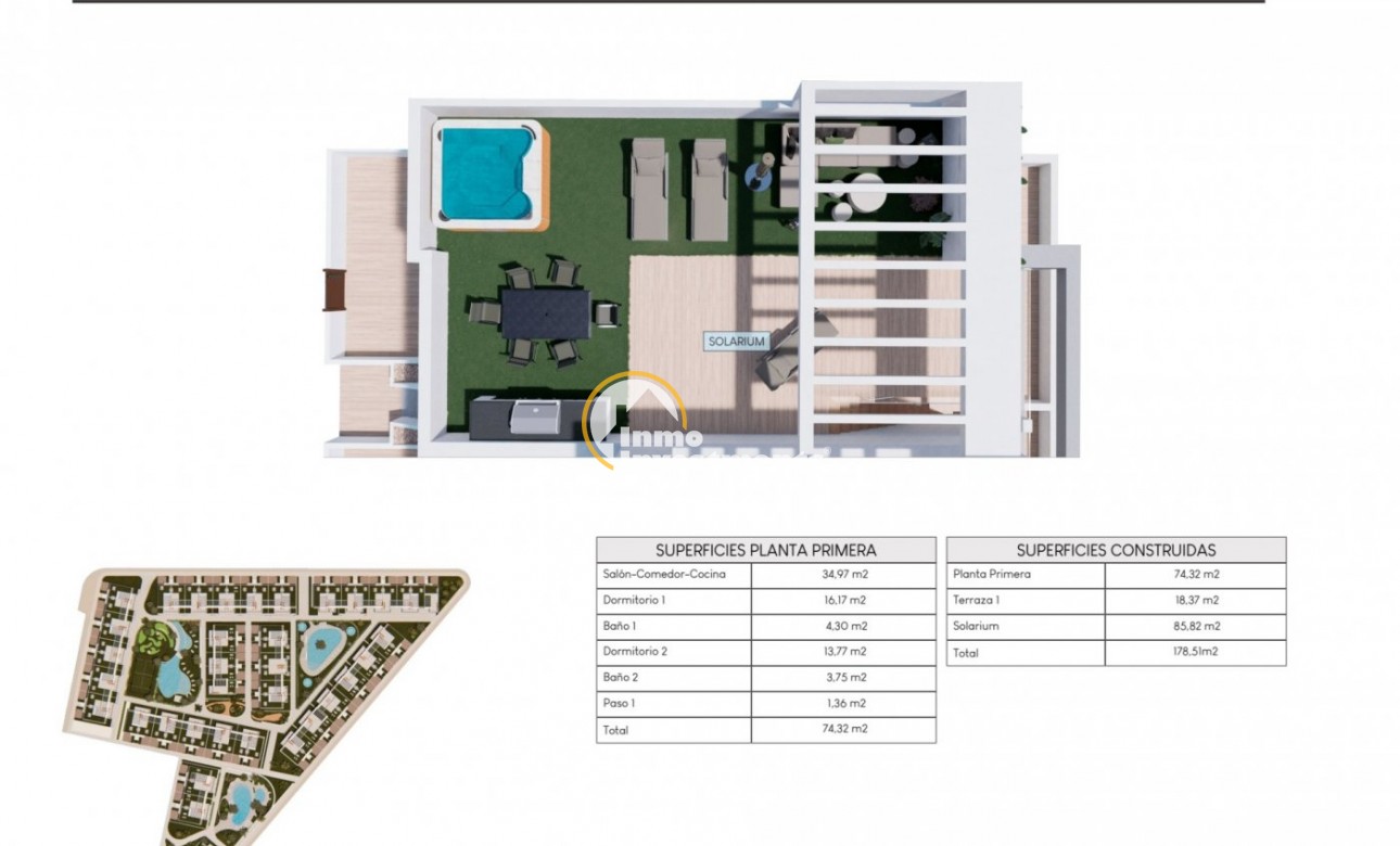 New build - Bungalow - Torrevieja - Los Balcones