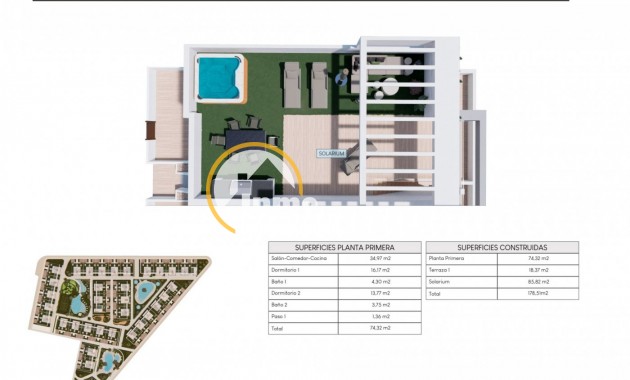 New build - Bungalow - Torrevieja - Los Balcones