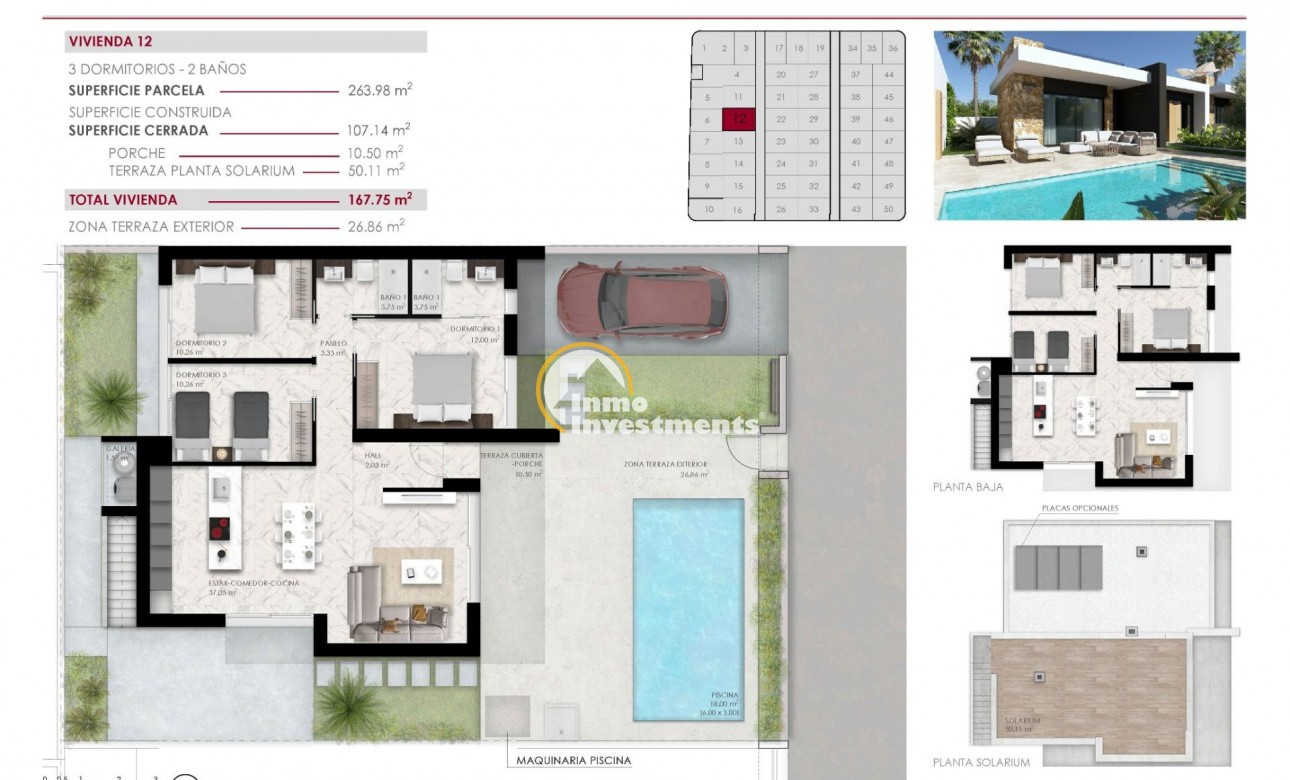 Obra nueva - Chalet independiente - Ciudad Quesada - Lo Marabu