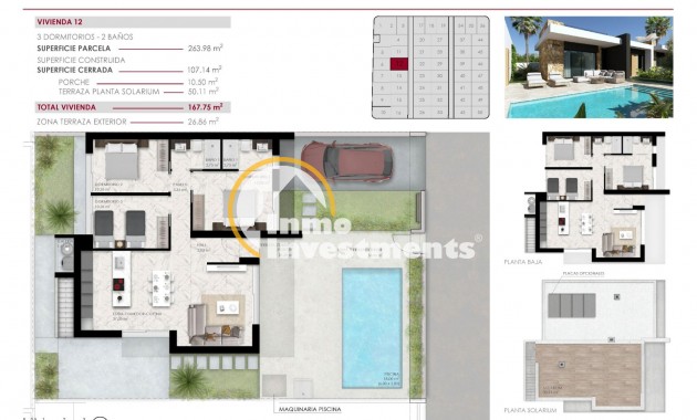 Obra nueva - Chalet independiente - Ciudad Quesada - Lo Marabu