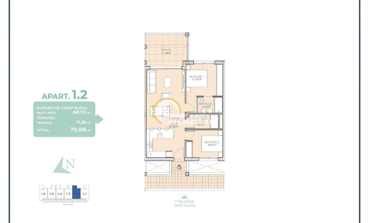 Obra nueva - Apartamento - Los Alcázares - Serena Golf