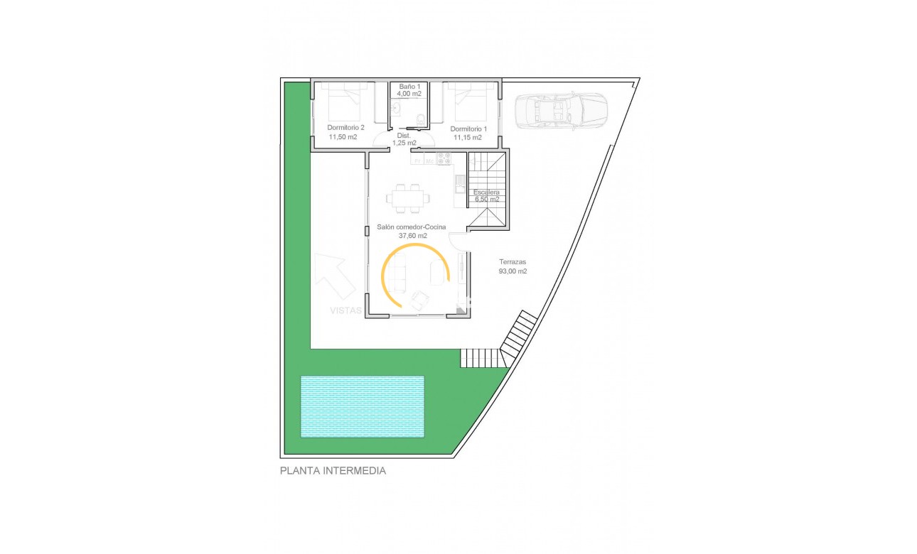 Obra nueva - Chalet independiente - Ciudad Quesada