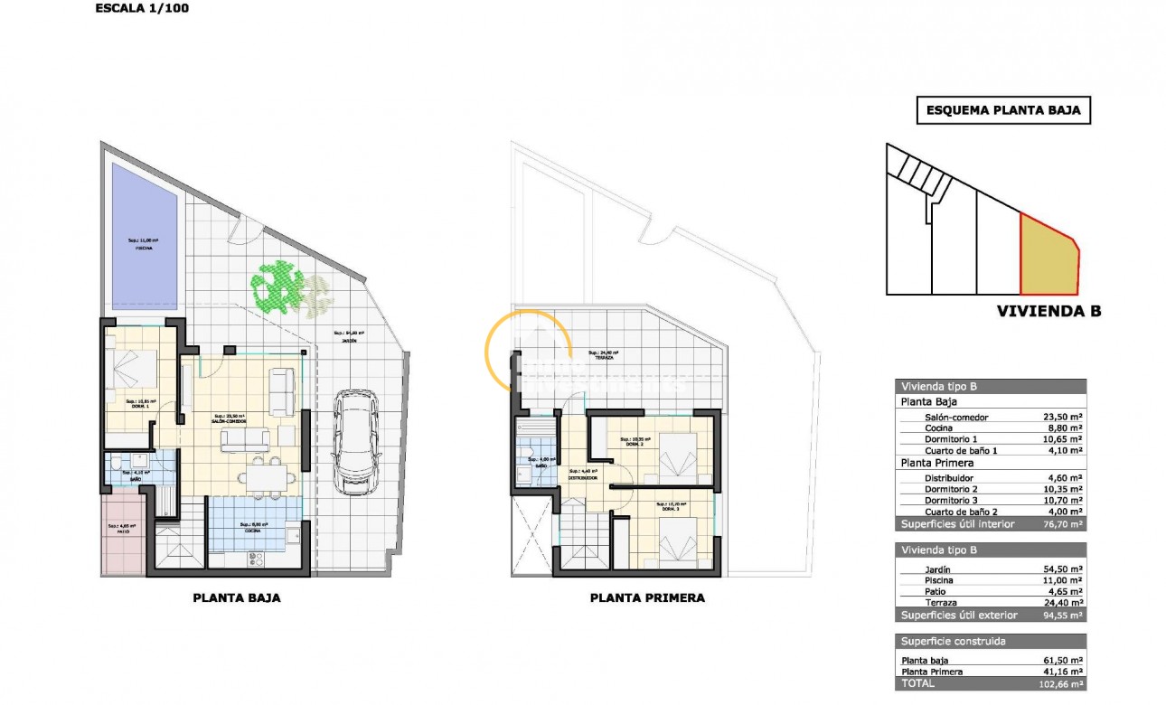 Neubau Immobilien - Reihenhaus - Pilar de la Horadada