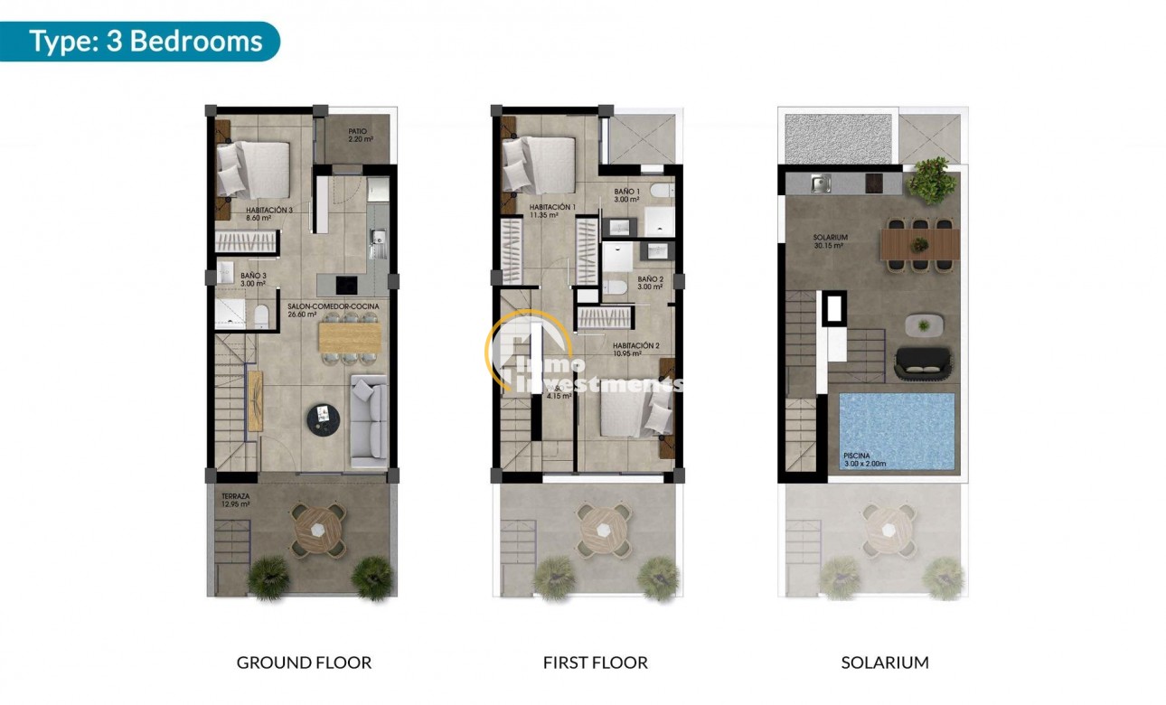 Nouvelle Construction - Maison mitoyenne - Dolores - Sector 2