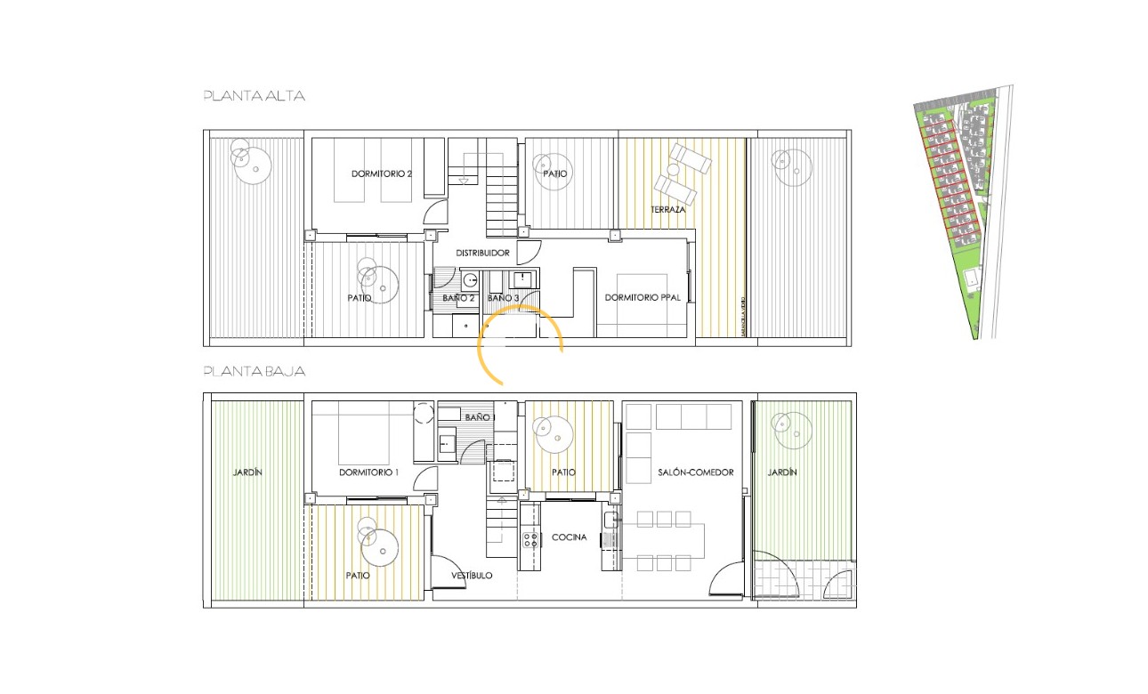 Gebrauchtimmobilien - Reihenhaus - Punta Prima - Strandseite