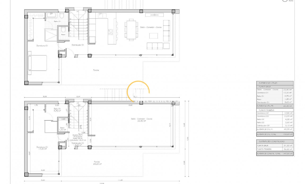 Obra nueva - Chalet independiente - Villamartin - Pau 26