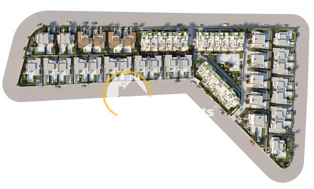 Nieuwbouw - Half vrijstaande villa - Algorfa - La Finca