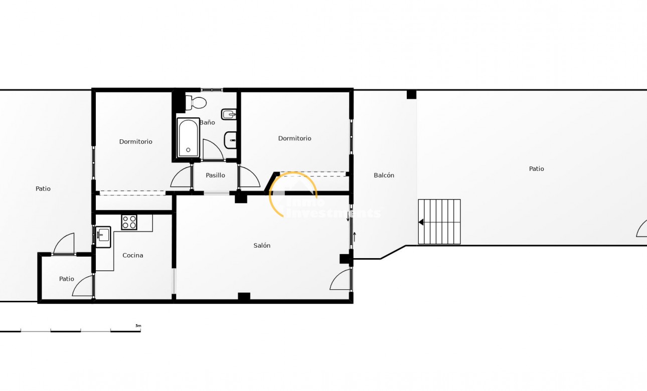 Till salu - Bungalow - Lomas de Cabo Roig - Playa Golf