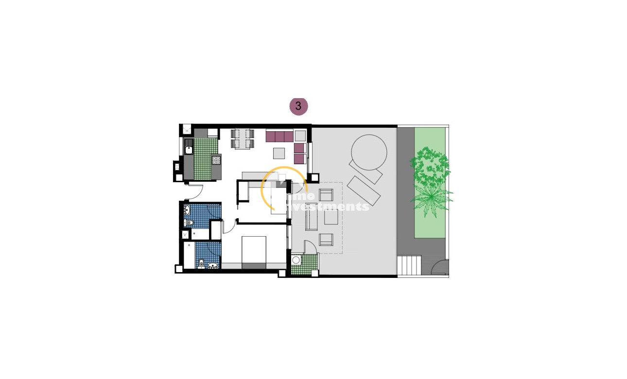 Nyproduktion - Lägenhet - Mil Palmeras