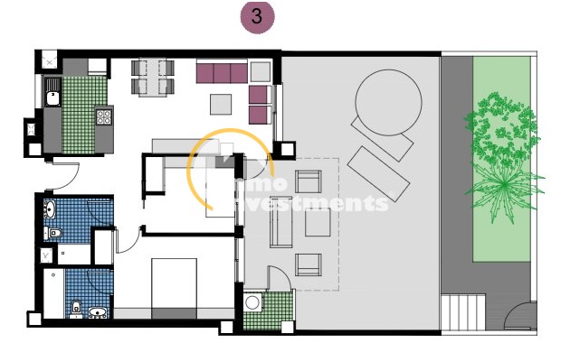 Nyproduktion - Lägenhet - Mil Palmeras