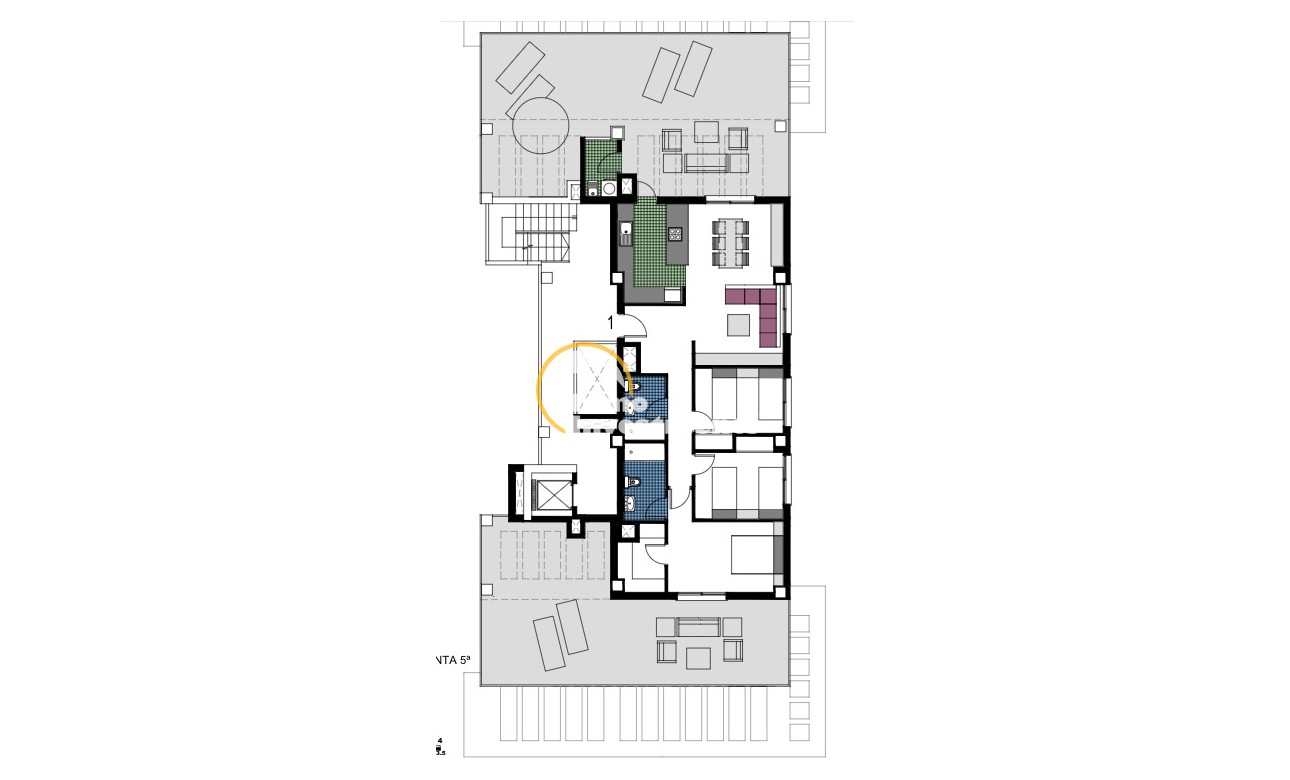 Nyproduktion - Lägenhet - Mil Palmeras