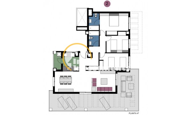 Nyproduktion - Lägenhet - Mil Palmeras