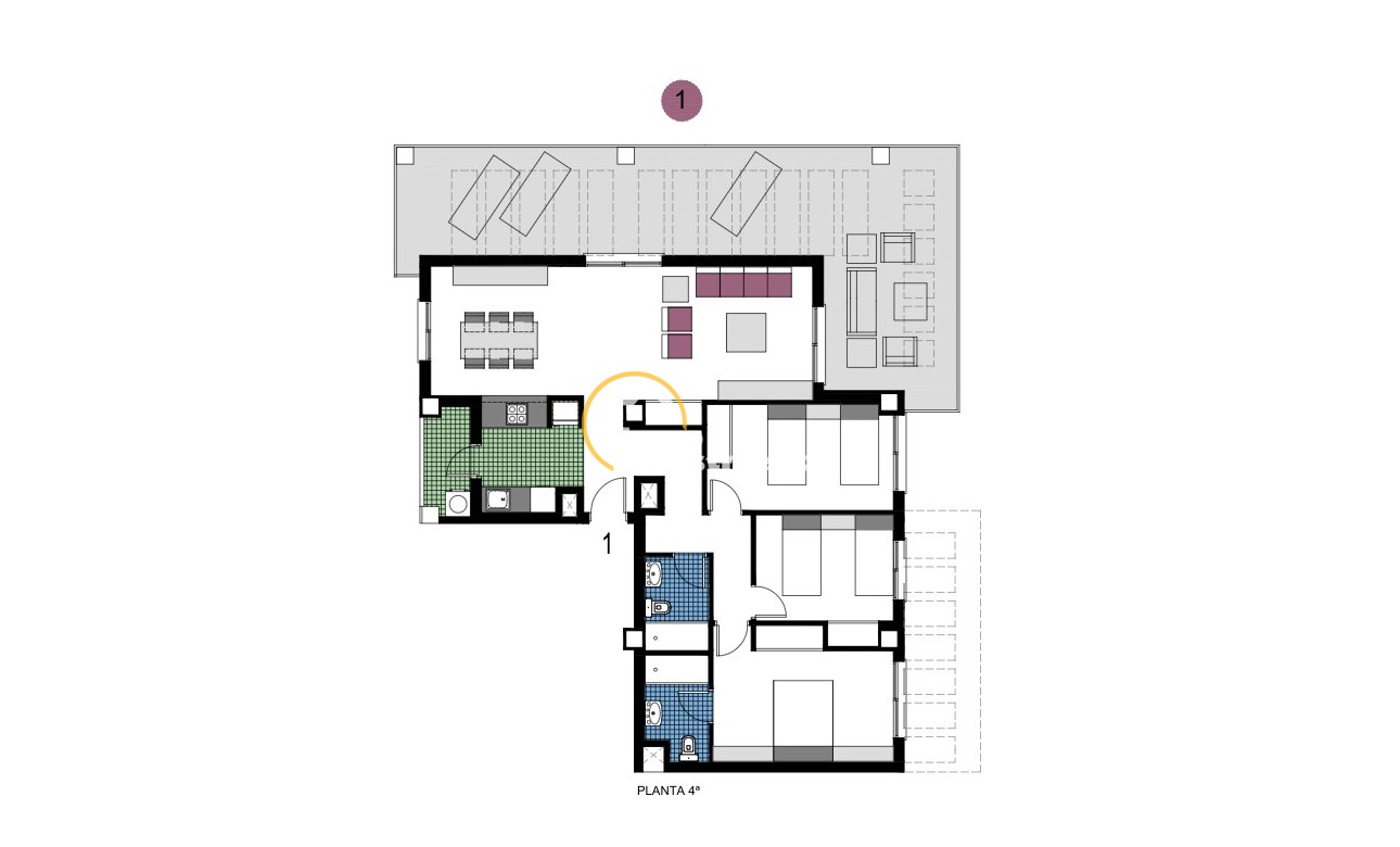 Nyproduktion - Lägenhet - Mil Palmeras