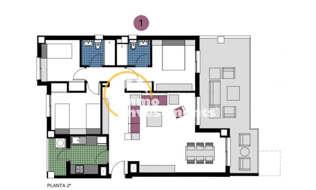 Nyproduktion - Lägenhet - Mil Palmeras