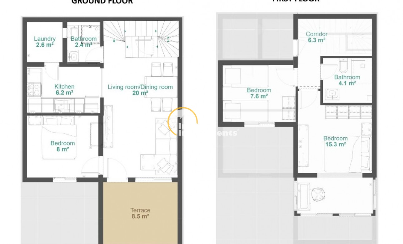 Reventa - Chalet adosado - Costa Blanca - Orihuela Costa