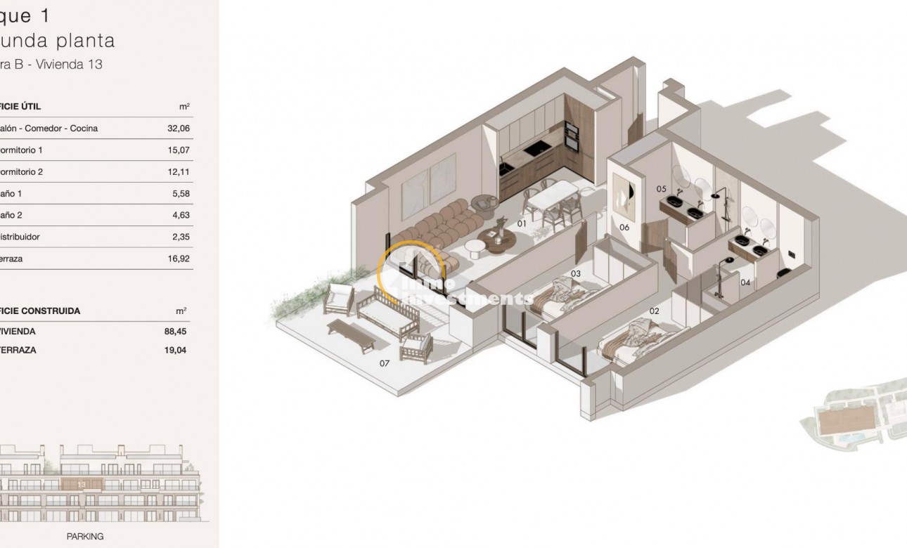 Nieuwbouw - Appartement - Orihuela Costa - Campoamor