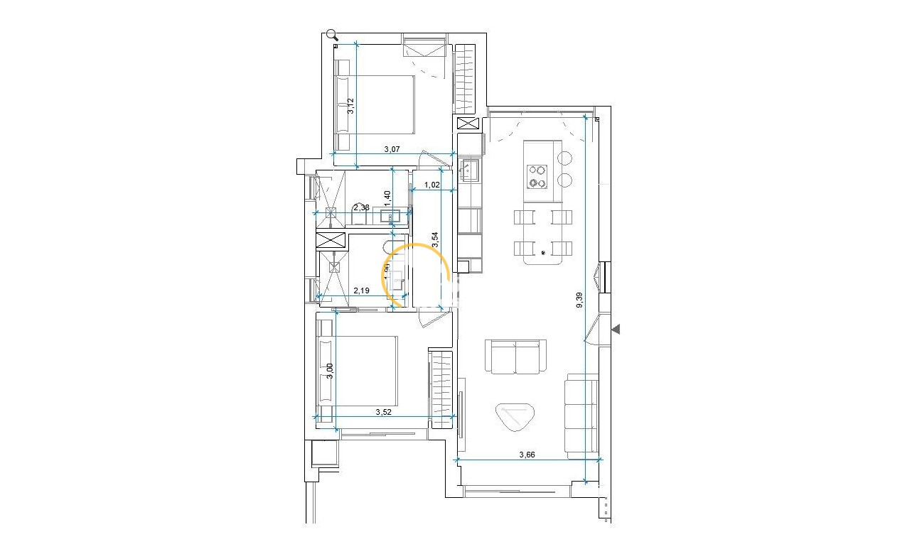 Gebrauchtimmobilien - Apartment - Orihuela Costa - Las Colinas Golf