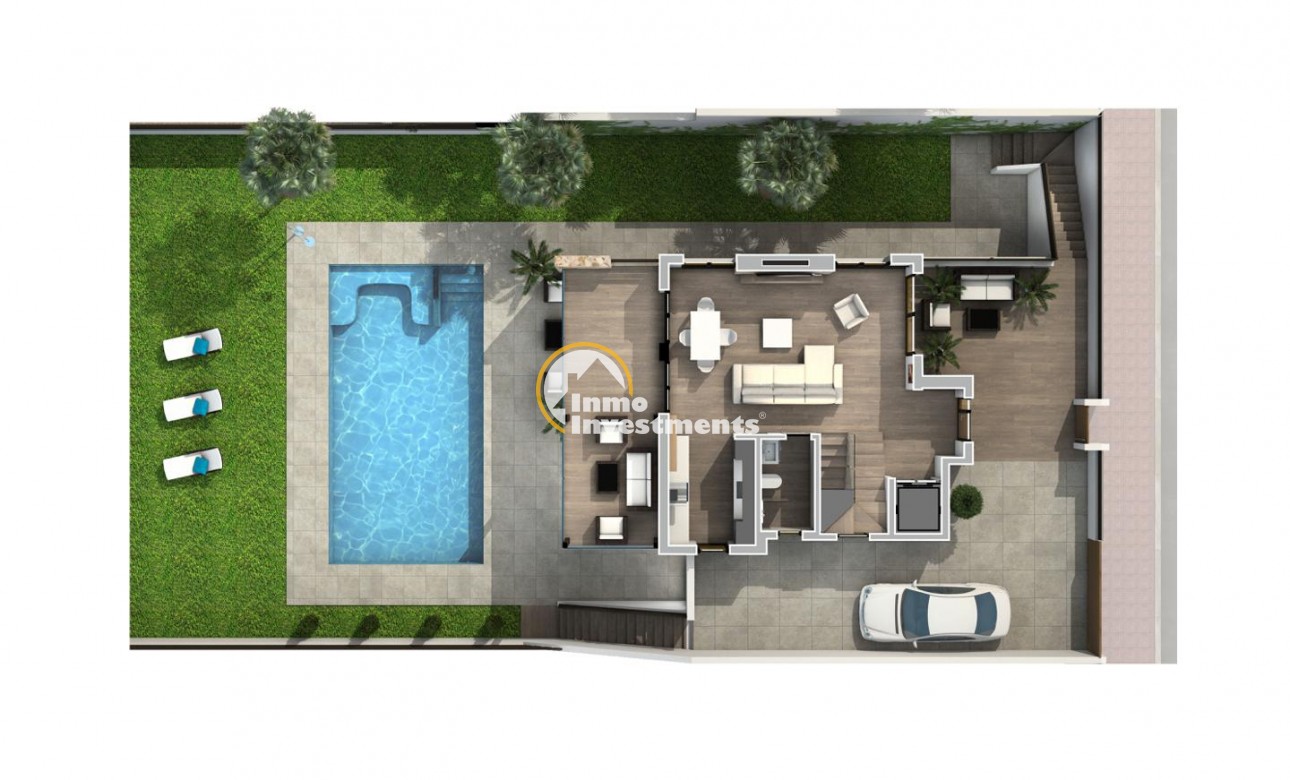 Obra nueva - Chalet independiente - Ciudad Quesada - Campo golf