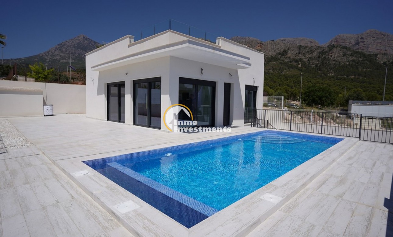 Obra nueva - Chalet independiente - Polop - Alberca