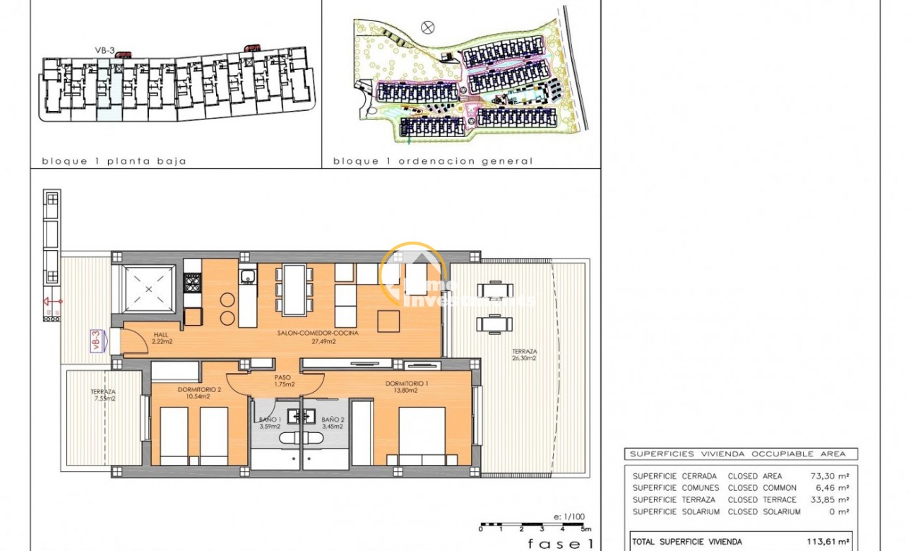 Nouvelle Construction - Bungalow - Orihuela Costa - Playa Flamenca