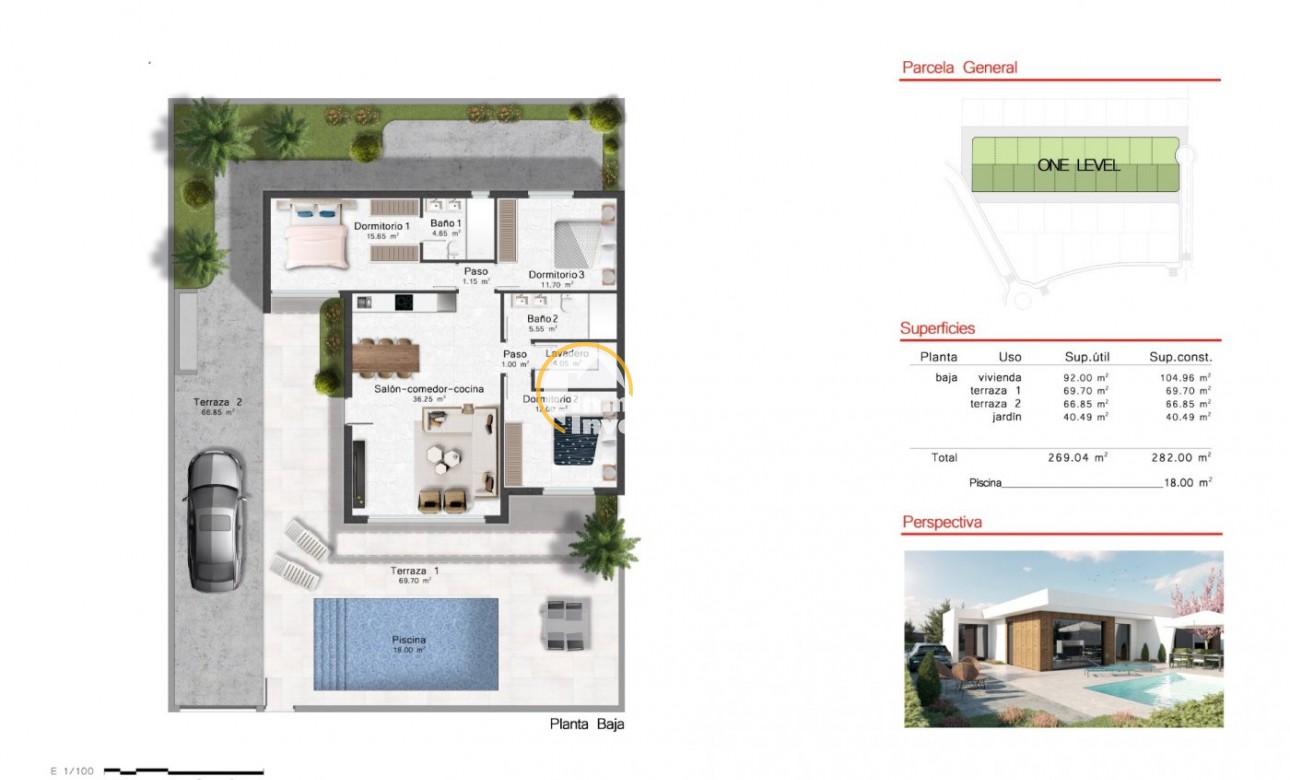 Obra nueva - Chalet independiente - Murcia - Altaona golf and country village