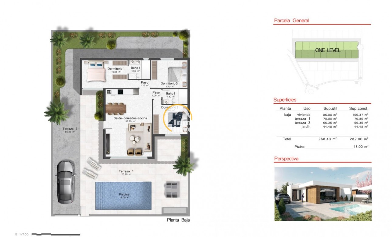 Obra nueva - Chalet independiente - Murcia - Altaona golf and country village