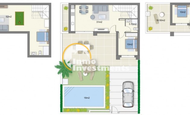 Nouvelle Construction - Villa mitoyenne - Ciudad Quesada - Doña Pepa