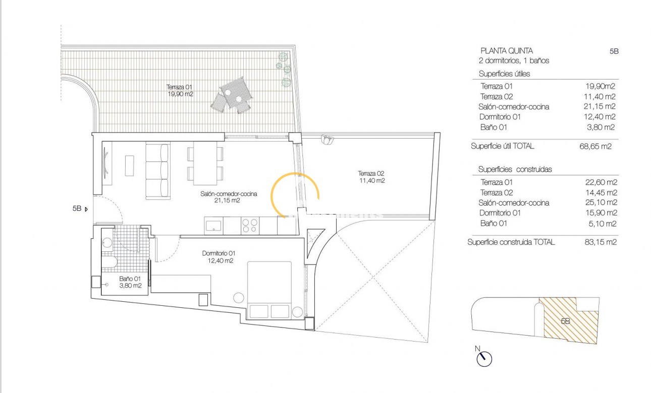 Obra nueva - Ático - Torrevieja - Playa de Los Locos