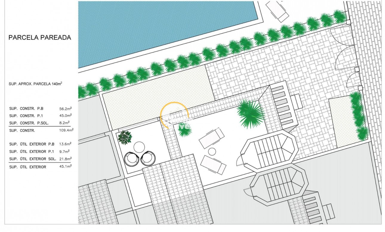 Obra nueva - Chalet pareado - San Fulgencio - El Oasis