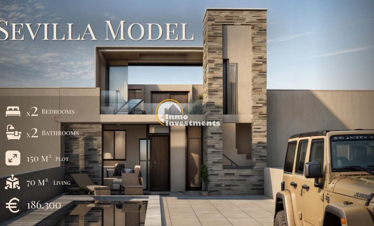 Obra nueva - Chalet independiente - Fuente alamo de Murcia - La Pinilla - Las Palas