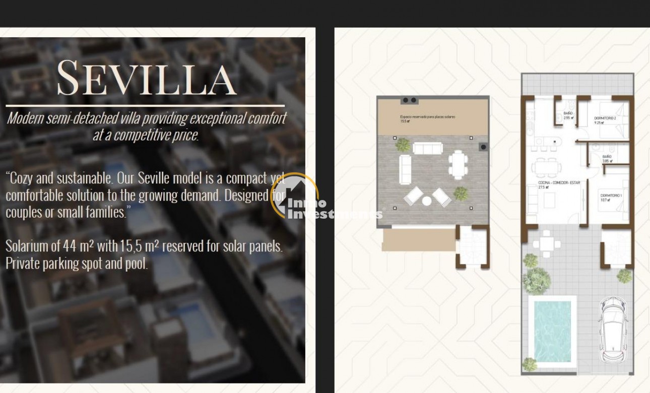 Obra nueva - Chalet independiente - Fuente alamo de Murcia - La Pinilla - Las Palas