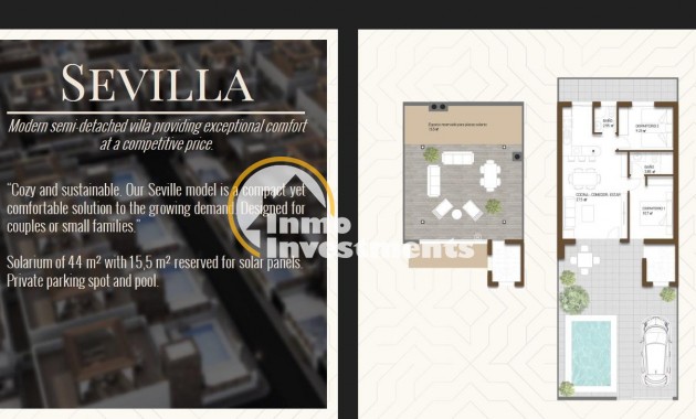 Obra nueva - Chalet independiente - Fuente alamo de Murcia - La Pinilla - Las Palas