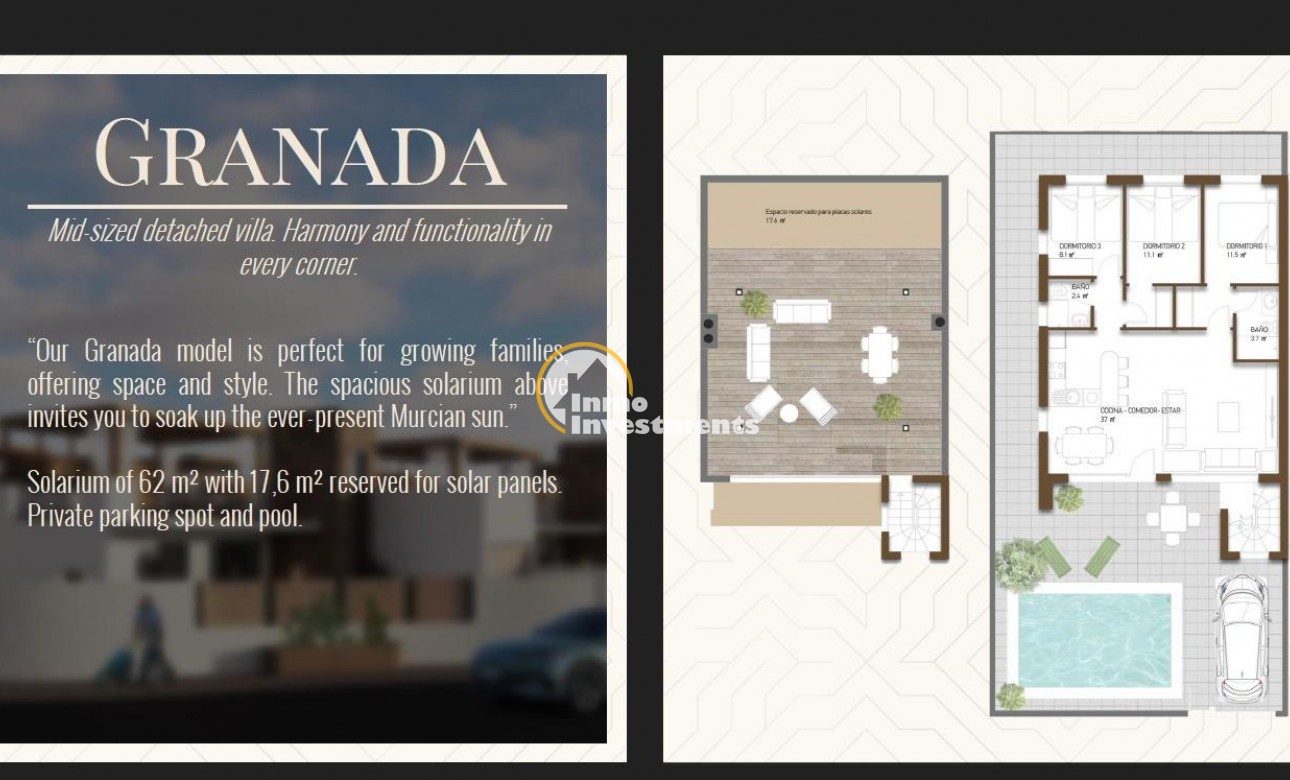 Obra nueva - Chalet independiente - Fuente alamo de Murcia - La Pinilla - Las Palas