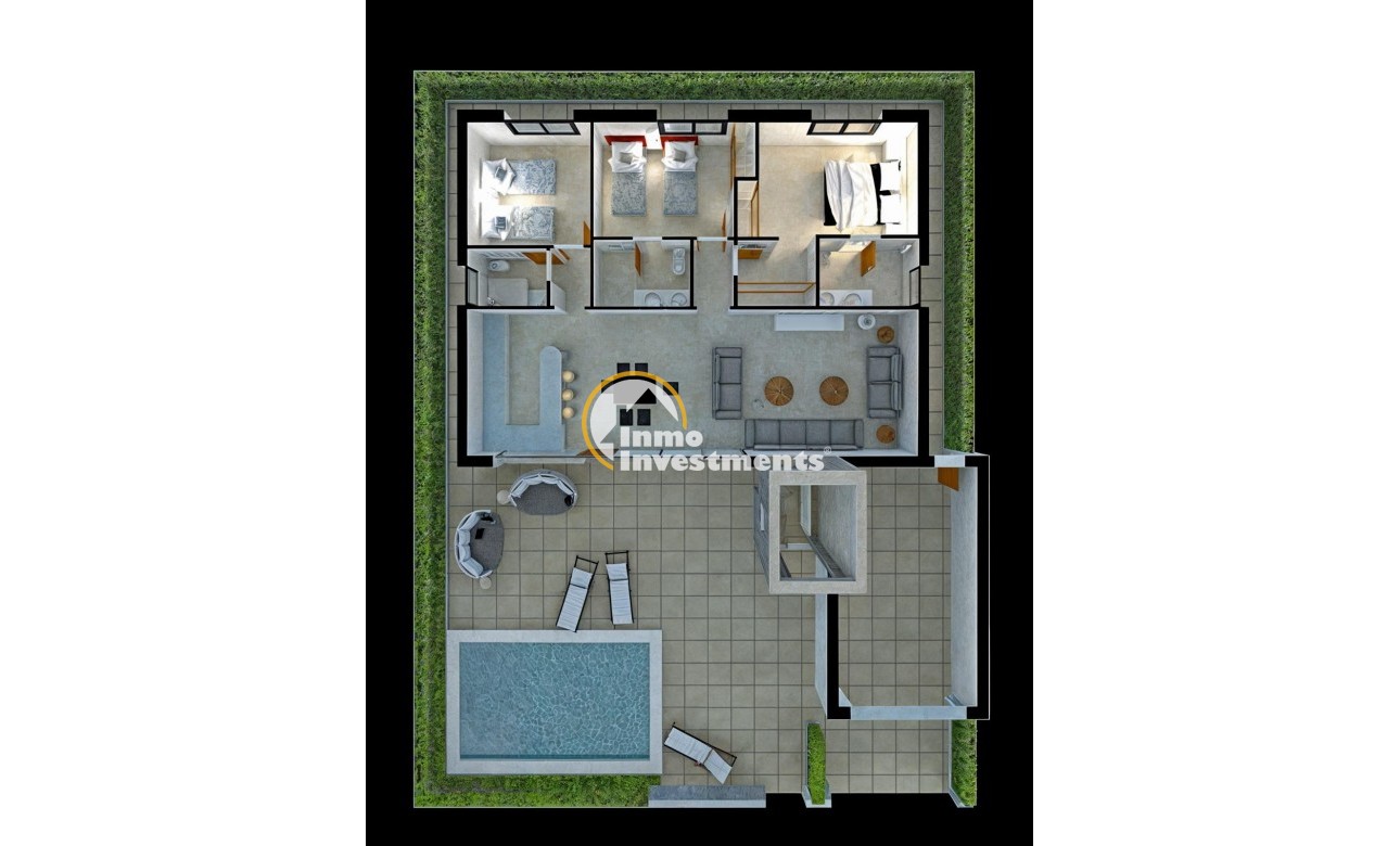 Obra nueva - Chalet independiente - Fuente alamo de Murcia - La Pinilla - Las Palas