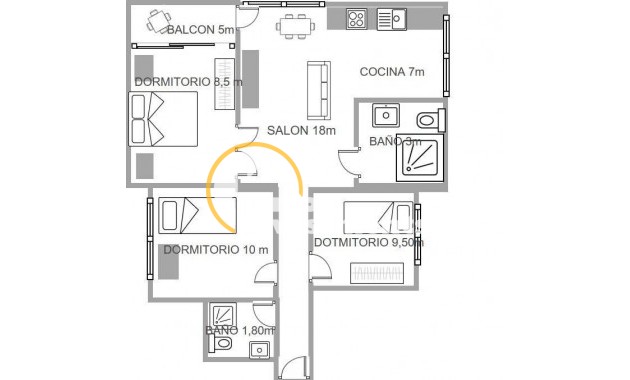 Resale - Apartment - San Pedro - San Pedro de Pinatar