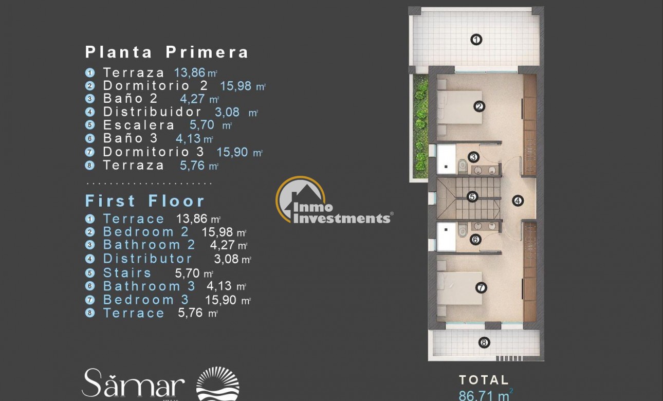 Reventa - Chalet independiente - Orihuela Costa - Villamartín-Las Filipinas