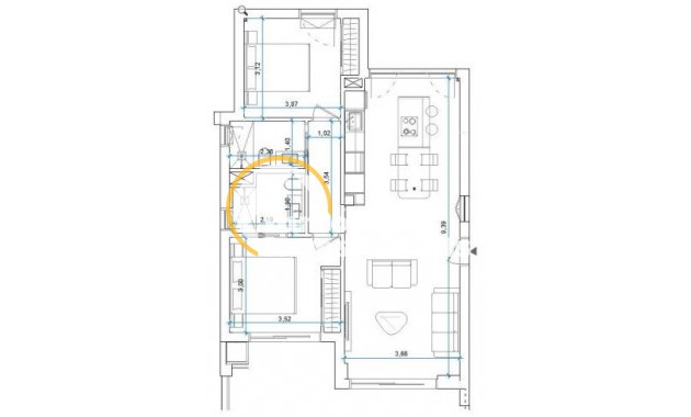 Resale - Apartment - Orihuela - Las Colinas Golf