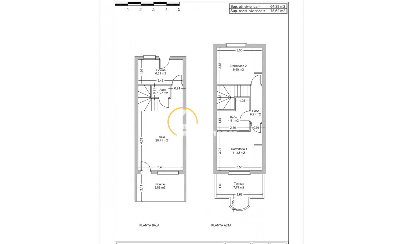 Till salu - Town house - Ciudad Quesada
