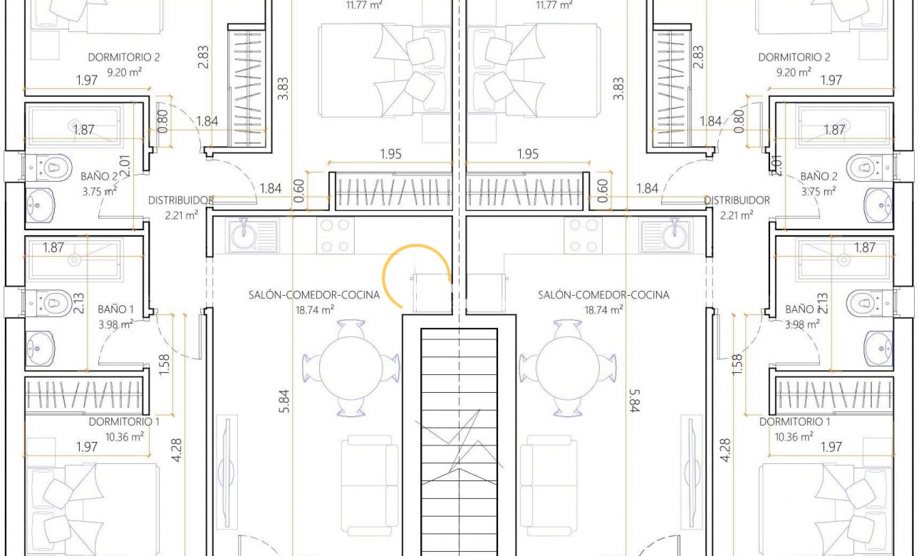 Neubau Immobilien - Bungalow - Torrevieja - Playa del Cura