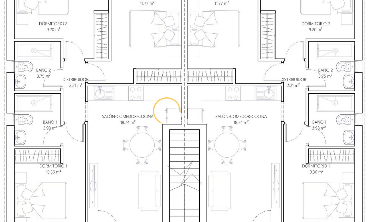 Neubau Immobilien - Bungalow - Torrevieja - Playa del Cura